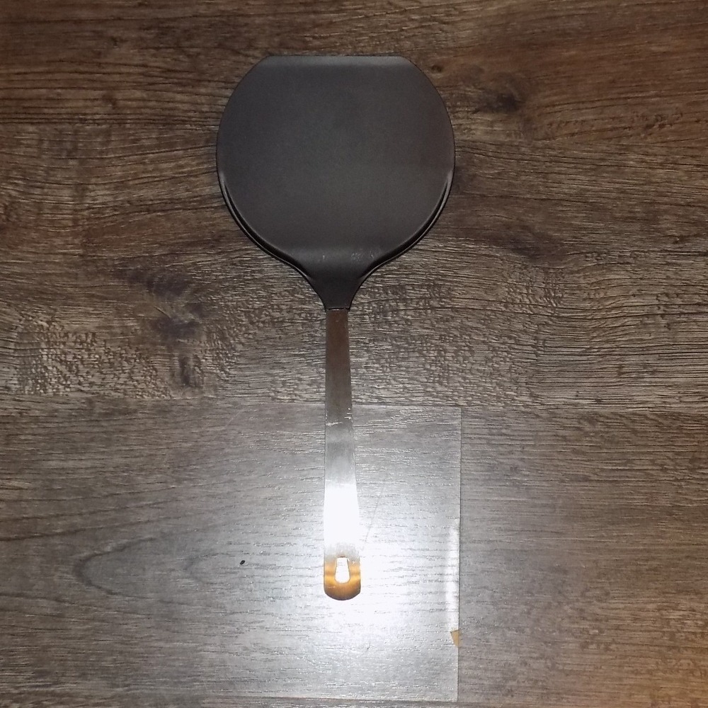 Amco Oversized Pancake Spatula Turner Stainless Steel Black Excellent 8840